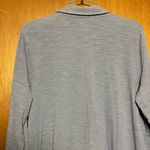 J. Jill Embroidered Woman's Blue Ling Sleeve Casual Blouse Size Large Photo 3