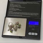 Handmade Cloisonné Chandelier Earrings Photo 3