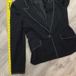 Anne Klein Black Vintage 1970s 100% Wool Women’s Blazer with Peak Lapels Size 4 Photo 15