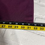 Pact Pants Women Large Purple Bootcut Pull On Ribbed Knit Cotton Yoga Athleisure Photo 11