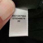 White House | Black Market WHBM Black Embellished Ruffle Sleeve Vneck Peplum Top Size Small Photo 8