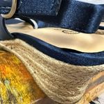 Bella Vita Women’s Kimora Wedge Espadrille Sandals Navy Thai Silk 10M NEW Photo 11