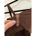 SKIMS Corset Womens XS Stretch Satin Bustier Cocoa Brown Cropped Balconette Photo 5