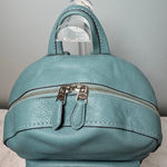 Coach 14468 Campus Leather Backpack Teal Authenticated Photo 8