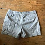 Loft  gray flat front normcore size 8 minimalist preppy shorts Photo 2