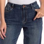 Habitual NWT Balsam Dark Rinse Vale Slant Fray Cuff Slim Boyfriend Cut Jeans 24” Photo 4