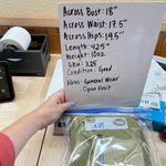 Gudrun Sjödén Open Knit Floral Dress Green Short Sleeve Scoop Neck Size Medium Photo 12