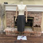 Armani Collezioni Giorgio grey wool-blend midi pencil skirt / 6/ EUC Photo 4