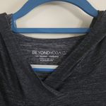 Beyond Yoga Women's Heathered Grey Ruched Hoodie Pullover Size M Photo 3