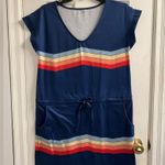 Amazon Ecoté Navy Dress with Stripes Sz
S Photo 3