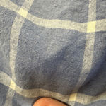 J.Crew Women's Shirt Size Small Light Blue White Plaid Long Sleeve Button Photo 8