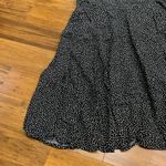 Gap  Black White Polka Dot Smocked Bodice Spaghetti Strap Mini Dress Size Small Photo 2