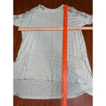 Zenana Premium  Women's Mint Green Lace Sleeve Tunic Top Size S Photo 4