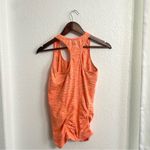 Athleta Womens Tank Orange Fastest Track Athletic Racerback Space Dye Size Small Photo 1
