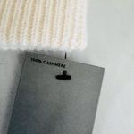 Nordstrom Faux Fur Cashmere Pompom Beanie, Pink, 100% Ivory Cream, NWT Photo 4