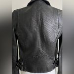 IRO  MEMPHIS women’s  small Black Lamb Leather Biker Jacket $1800 Photo 10