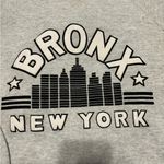 Fruit of the Loom  vintage grey Bronx sweatshirt single stitch size large Photo 3