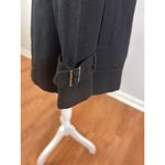 Cato  Pea Coat Womens M Black Blended Wool 4 Button Front Long Sleeve Studded Photo 7