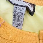 Vintage Indigo Moon Floral Applique Yellow Jacket 3X Boho Art To Wear Whimsy Art Photo 6