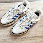 Ivy Park NEW Adidas Super Sleek Chunk Sneakers White Blue Size 9.5 Photo 7