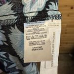 Loft NWT  Size 12 Viscose Dark Floral Leaf V Neck Long Sleeve Midi Dress Photo 14