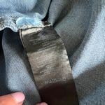 Pilcro  Distressed Denim Shirt S‎ Button Down Fringe Hem Long Sleeve Women Photo 4