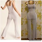 Free People Good Karma Flared onesie ice grey size S Photo 3