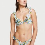 Victoria's Secret Ruffle Plungr Lemon Print Bikini Photo 0