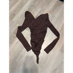 GOLDSIGN THE FONTEYN BODYSUIT CHOCOLATE BROWN SZ LARGE Photo 2