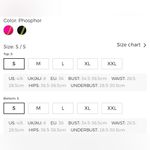 NWT 2 Piece Swimsuit Hot Pink Turquoise Yellow Boho Sz Sm by Popvil MSRP $38 Photo 10