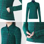 Lululemon Precision Jacket Cyber Jungle Hero Blue Size 8 Photo 3