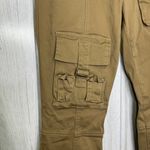 Zana Di Y2K Trendy  Khaki Cargo Flare Pants Juniors size 5 Photo 9