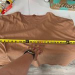 Nuuds Cinnamon Brown 100% Cotton Muscle Tee Tshirt Womens Size XXL Tan Photo 6