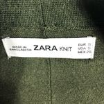 ZARA  knit green sweater‎ women’s size small Photo 3