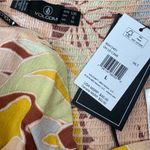Volcom  Floral Tropical Keyhole Halter Cami Top NWT Large Photo 1