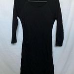 EXPRESS  raglan sleeve t-shirt dress  xs black Photo 0