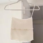 Indah Cole Mini Skirt / Tube Top in Ivory Size S Retail $114 Photo 9