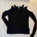 Garage cut out/cold shoulder black sweater size XS Photo 0
