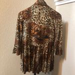 Nicole Marie leopard kimono size medium Brown Photo 2