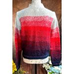 American Eagle Red Ombre Long Sleeve Mock Neck Soft  Outfitters Sweater size M Photo 8