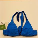 Kate Spade NWT  Reversible Tie Halter Bikini Top Photo 7