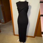 Sunday in Brooklyn  Black vacation sweater Knit Twist Front Maxi Anthropologie Photo 2