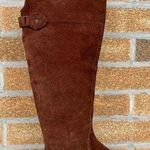 Frye  Womens SHIRLEY OVER THE KNEE Brown Oiled boots 10 B Photo 0