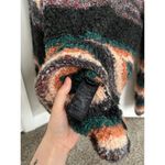 Anthropologie Moth by Italian Wool Earth Tone Striped Turtleneck Sweater Photo 7