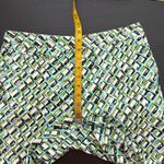 Lizgolf Audra Green Geometric Stretchy Pull On Golf Pants Women's Size 8 Photo 11