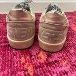 Golden Goose  Beige Sneakers with Silver Star Photo 5