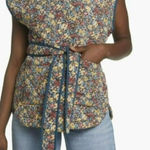 BLANK NYC Quilted In Bloom Wrap Belted Jacket Vest Size M New w Tag MSRP $98 SOO Photo 0