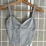 Gianni Bini Cropped sweater tank top grayish blue size small Photo 0