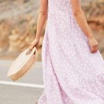 Charlie Holiday Charllie Holiday Pink Polka Dot Maxi dress size 4 Photo 1