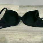 Lively Black Wired Bra Convertible Straps Elastic Band Lace Detailing Size 34DD Photo 3